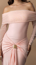 P74561 VESTIDO POLIESTER SHAKIRA PALO DE ROSA