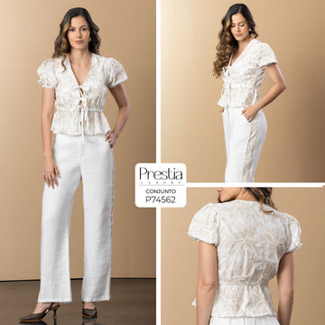 P74562 CONJUNTO FLOW MARFIL