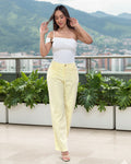 P74563 PANTALON DRILL AMARILLO