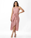 P74564 VESTIDO POPELINA PALO ROSA