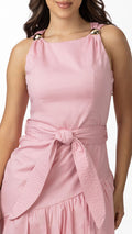 P74564 VESTIDO POPELINA ROSADO