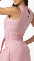 P74564 VESTIDO POPELINA ROSADO