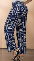 P74566 CONJUNTO LINO ESTAMPADO MARFIL