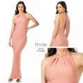 P74568 VESTIDO NOCHES DE VIENA SALMON