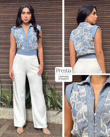 P74577 CONJUNTO CHALIS AZUL