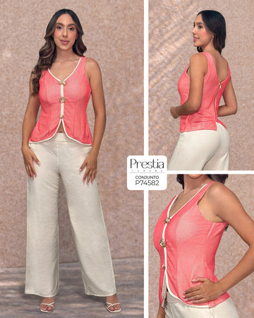 P74582 CONJUNTO FLOW CORAL