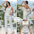 P74596 CONJUNTO NOCHES DE VIENA MARFIL