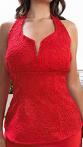 P74596 CONJUNTO NOCHES DE VIENA ROJO