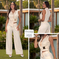 P74602 CONJUNTO FLOW CREMA