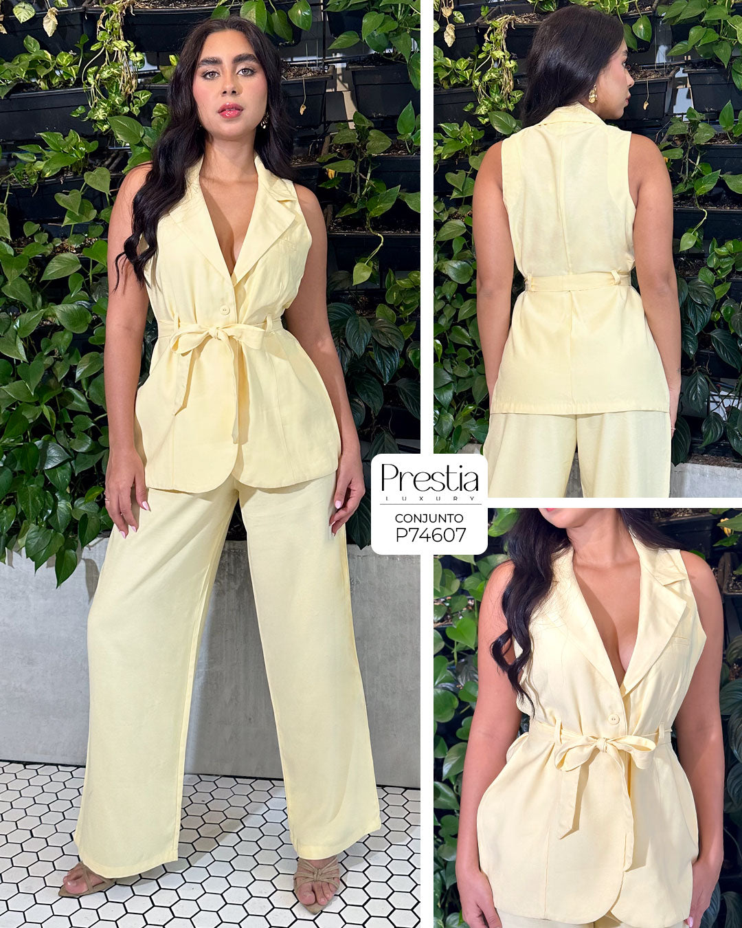 P74607 CONJUNTO FLOW AMARILLO