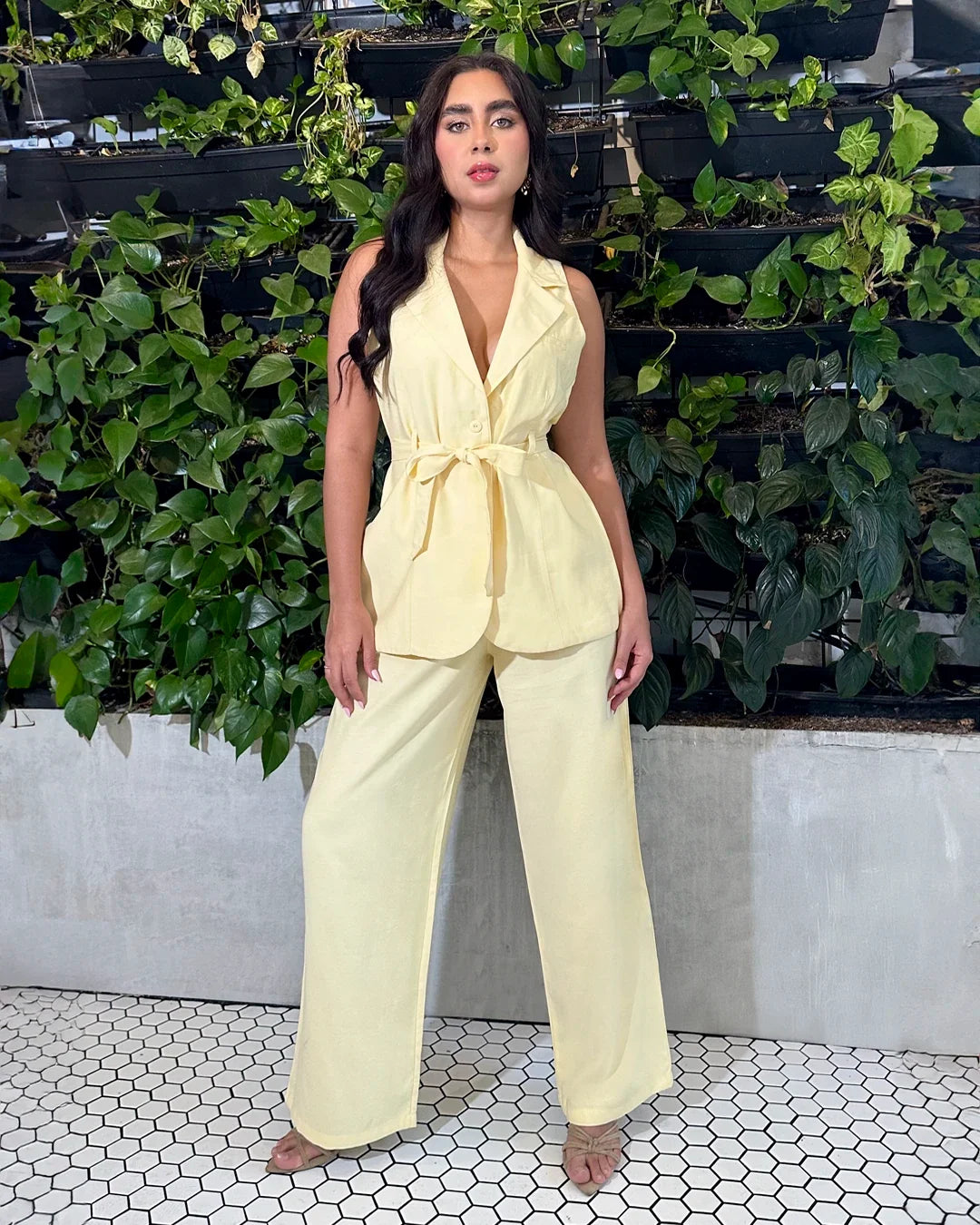 P74607 CONJUNTO FLOW AMARILLO
