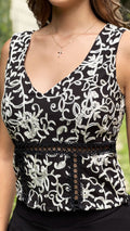 P74618 CONJUNTO OPAL BORDADO NEGRO