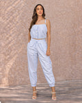 P74649 CONJUNTO POPELINA RAYAS AZUL