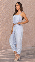 P74649 CONJUNTO POPELINA RAYAS AZUL