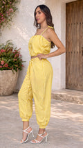 P74649 CONJUNTO POPELINA RAYAS AMARILLO