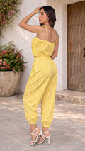 P74649 CONJUNTO POPELINA RAYAS AMARILLO