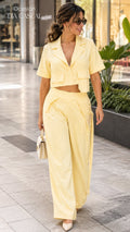 P74650 CONJUNTO NOCHES DE VIENA AMARILLO