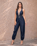 P74653 ENTERIZO CHAMBRAY AZUL