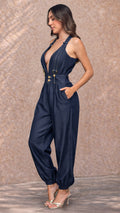 P74653 ENTERIZO CHAMBRAY AZUL