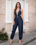 P74653 ENTERIZO CHAMBRAY AZUL