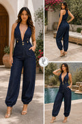 P74653 ENTERIZO CHAMBRAY AZUL