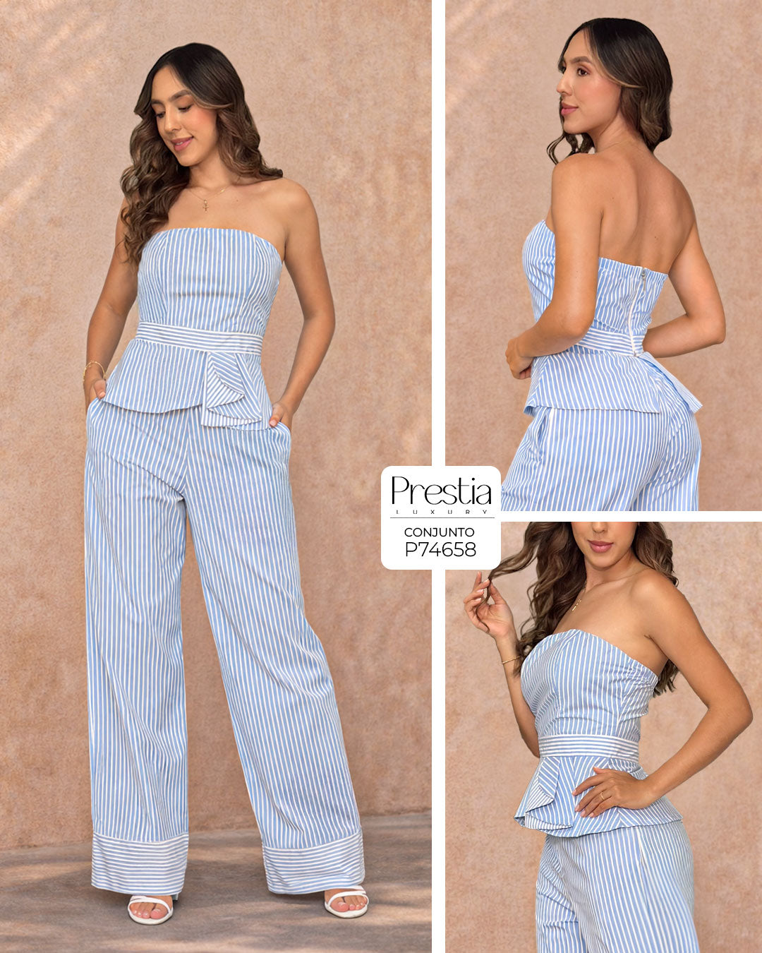 P74658 CONJUNTO POPELINA AZUL
