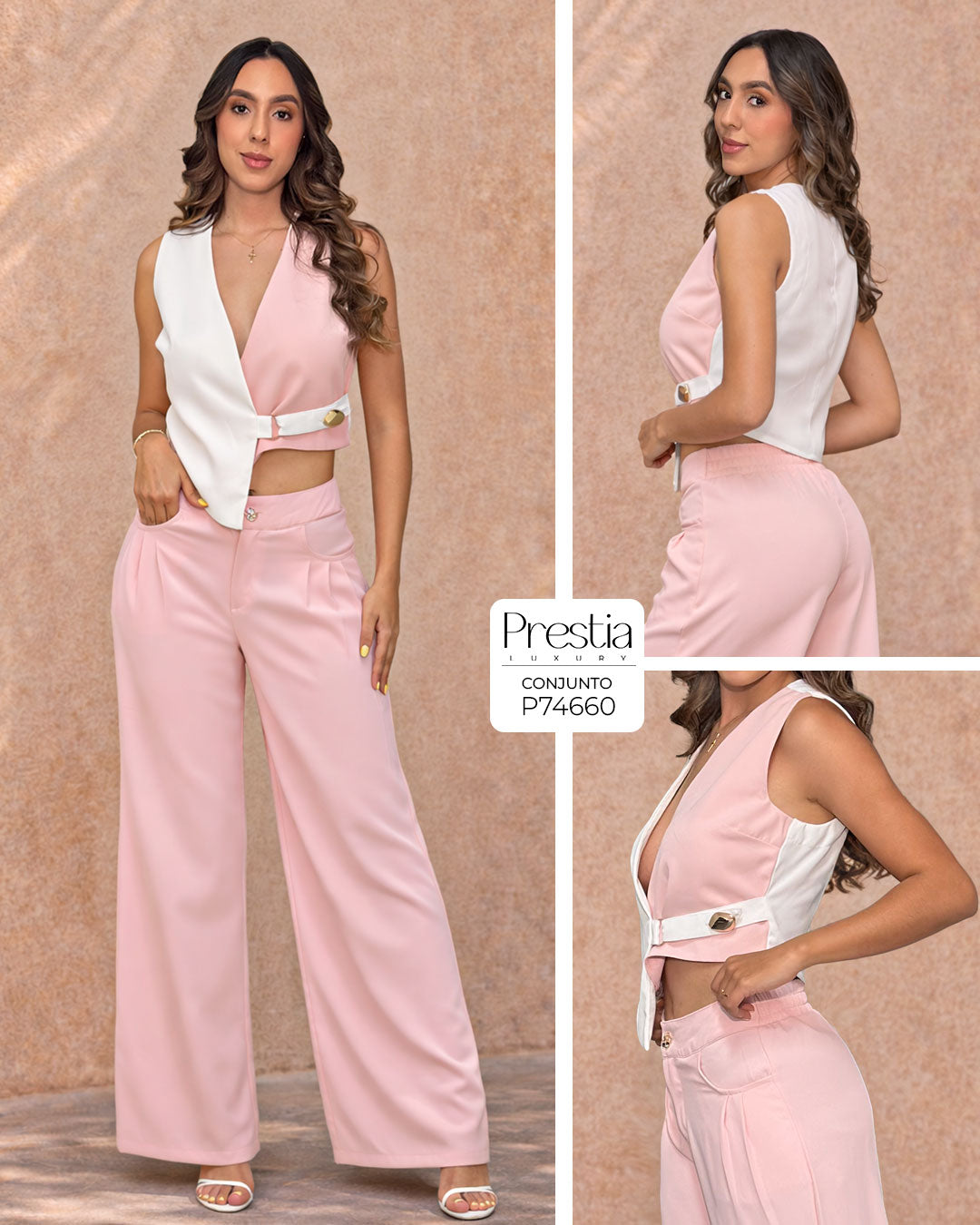 P74660 CONJUNTO KALIMERA ROSADO