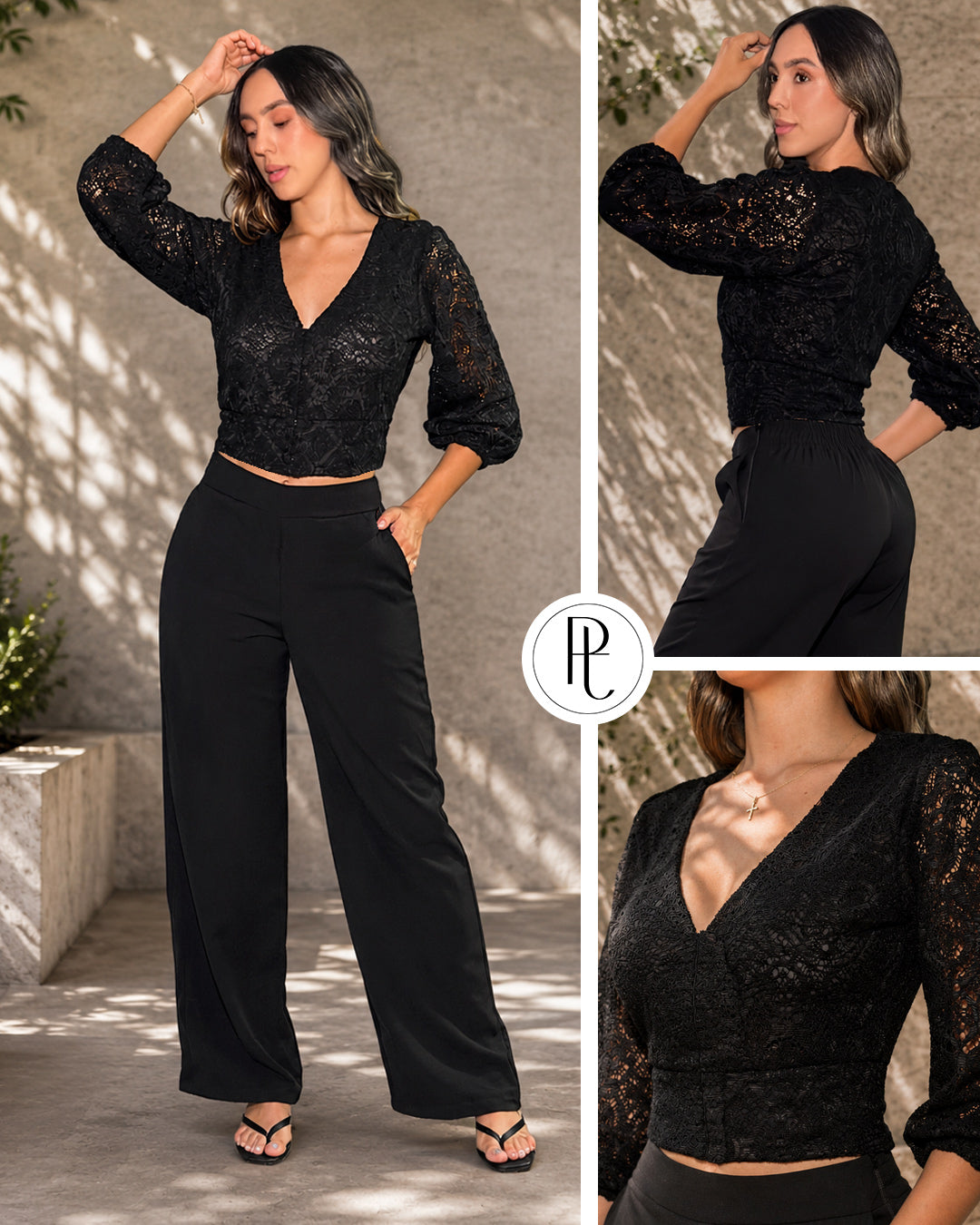 P74662 CONJUNTO KALIMERA NEGRO
