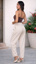 P74667 PANTALON CRETTA CAMEL