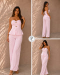 P74675 CONJUNTO NOCHES DE VIENA ROSADO