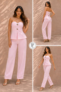 P74675 CONJUNTO NOCHES DE VIENA ROSADO