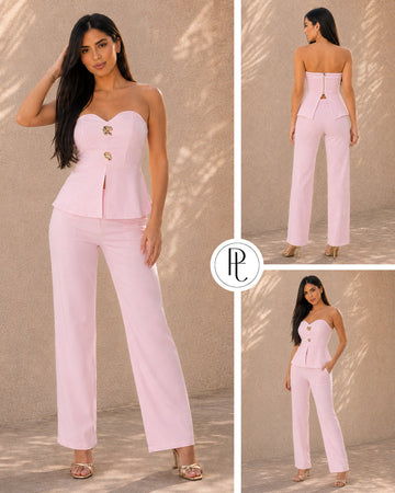 P74675 CONJUNTO NOCHES DE VIENA ROSADO