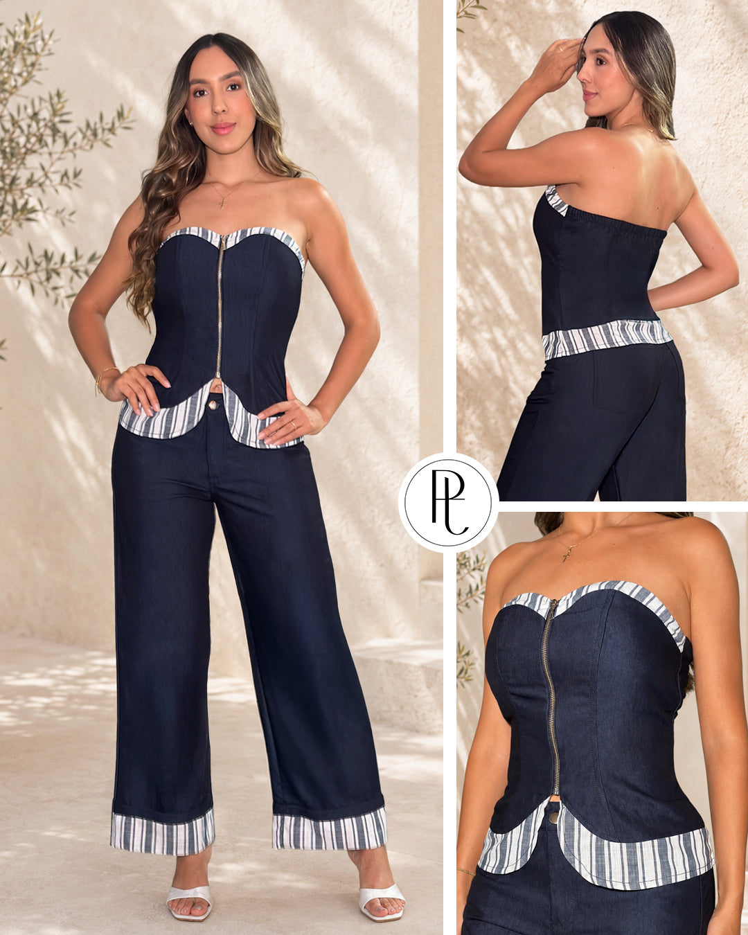 P74679 CONJUNTO INDIGO AZUL