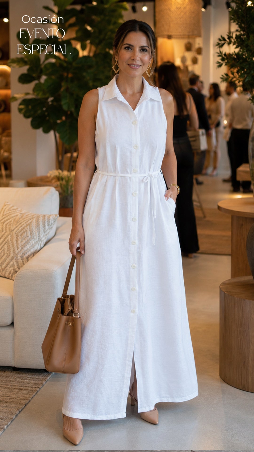 P74699 VESTIDO PLANO BLANCO
