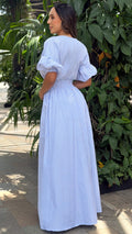 P74702 VESTIDO POPELINA RAYAS AZUL