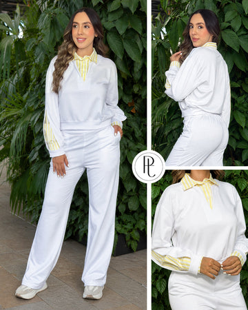 P74724 CONJUNTO DEPORTIVO BURDA AMARILLO