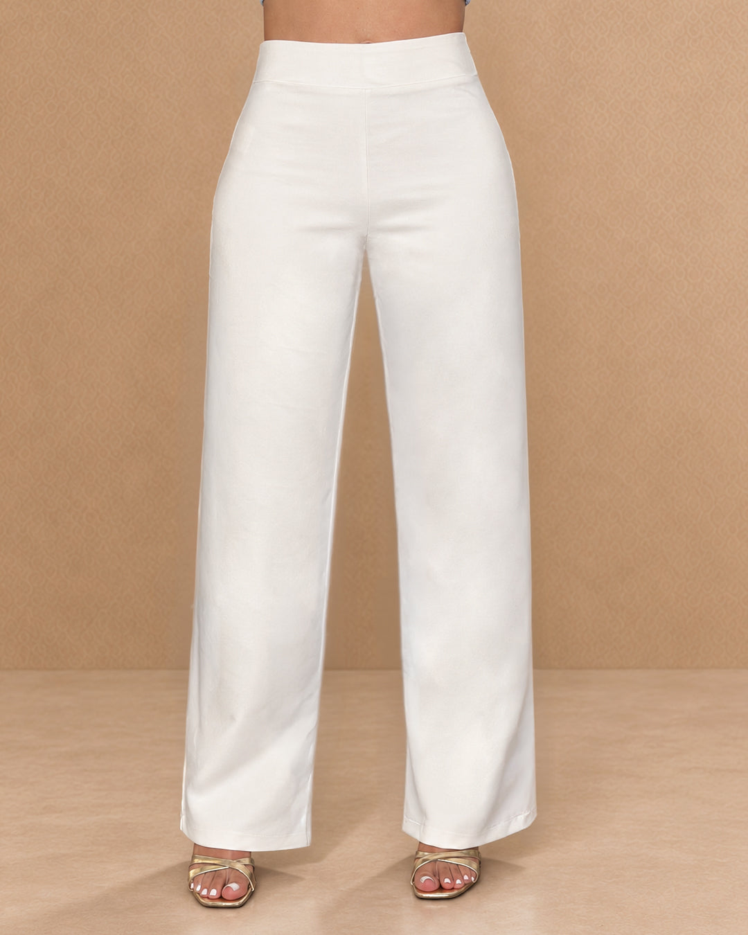 P74762 PANTALON NOCHES DE VIENA MARFIL